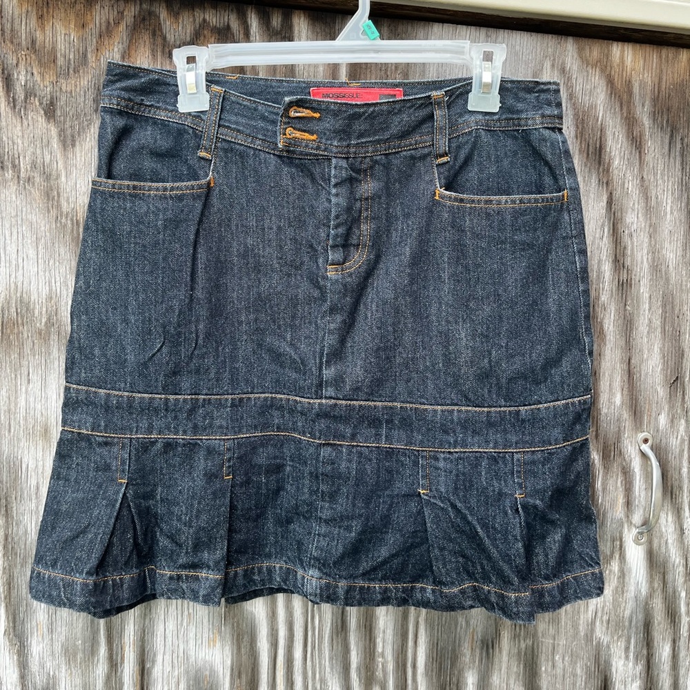 Mossissue junior Jean denim skirt size 9